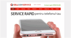 Desktop Screenshot of cellgsmservice.ro